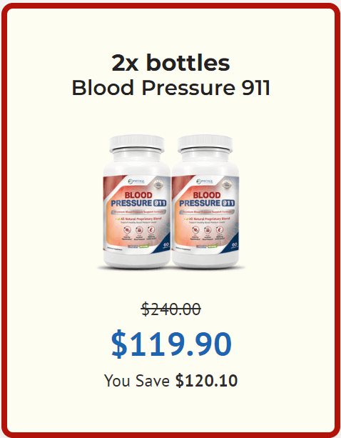 Buy Blood Pressure 911 3 Bottles
